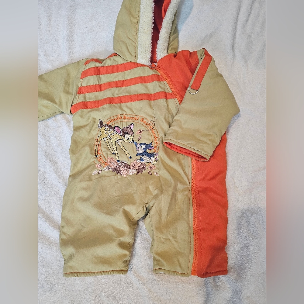 VINTAGE BABY DISNEY BAMBI WINTER JUMPSUIT